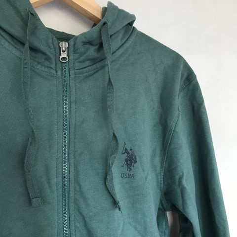 Ny og ubrukt hettejakke/zip hoodie, Polo Assn.