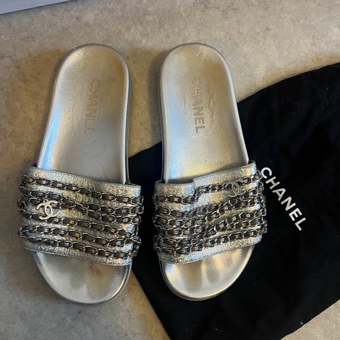 Chanel chain sandals