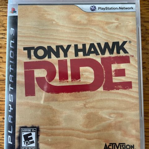 ps3 spill TONY HAWK RIDE SKATEBOARDING