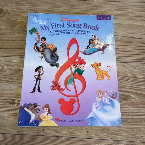 Disney’s My First Songbook Piano Book – Vol 1  (1998)