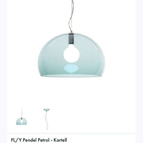 Kartell FL/Y lampe lys blå