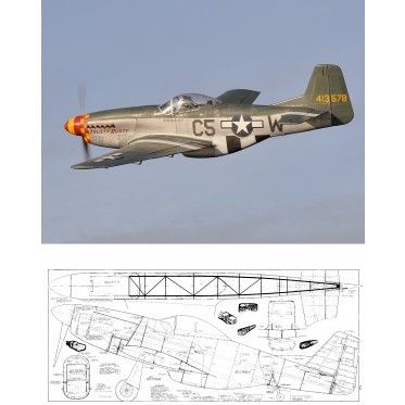 P-51D Mustang 98" Nick Ziroli tegninger