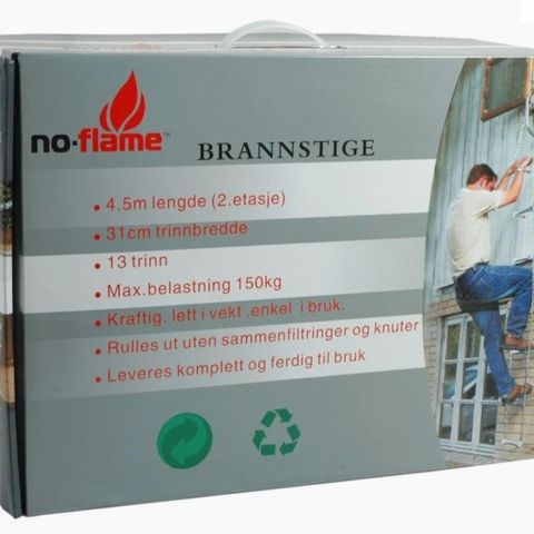 Brannstige No flame 2 stk. Pris pr.