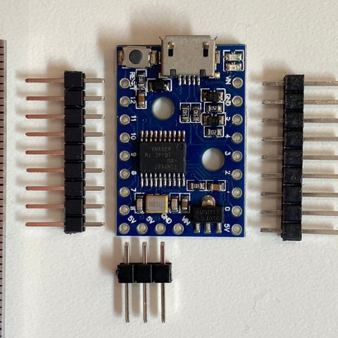 Elektronikk, Micro USB mikroprosessor ATTiny167 For Arduino