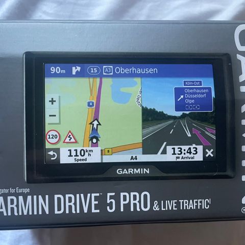 Selger GPS-enhet fra Garmin, ubrukt.