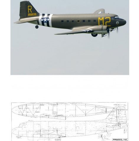 Douglas DC-3 140" Nick Ziroli