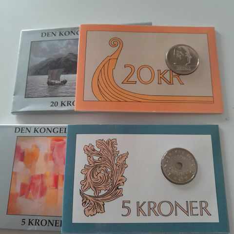 5 kr 1998 og 20 kr 1994