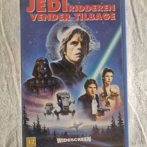 Star Wars Jedi Ridderen Vender Tilbage VHS