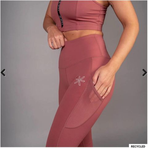 NY 🌟 BARA Red violet empower pocket tights str XL