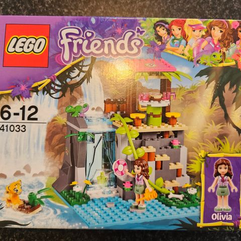 LEGO Friends 41033 - Jungle Rescue Jungle Falls Rescue (UÅPNET og UTGÅTT Sett)