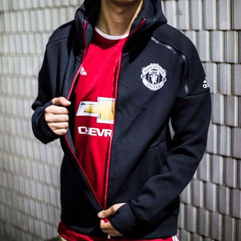 ADIDAS Z.N.E MANCHESTER UNITED FC ANTHEM HOODIE