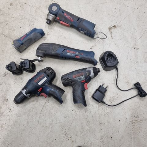 Bosch vinkeltrekker/feinsag/slag/drill