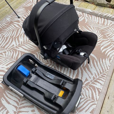 Bugaboo Nuna turtle air babybilstol med isofix og vognadapter