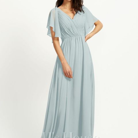 JJHouse A-line V-Neck Floor-Length Chiffon