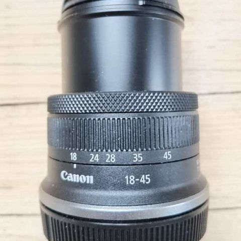 Canon 18-45mm R objektiv selges som nytt