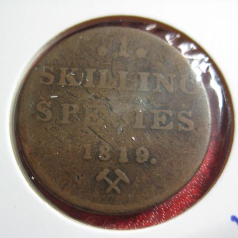 1 skilling 1819