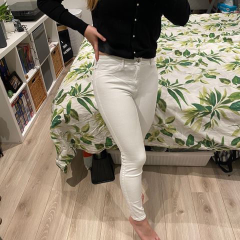 Hollister bukser hvit
