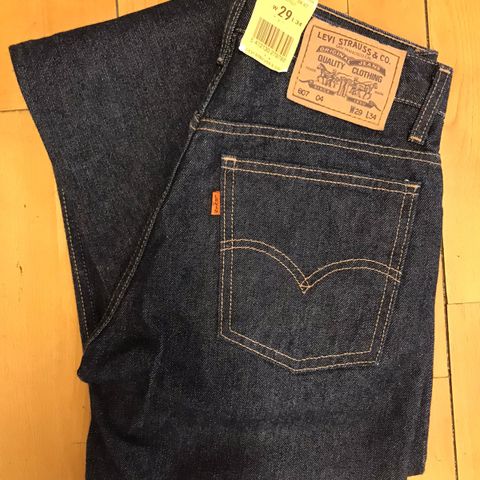 Levi’s 607 Vintage jeans - ny med orange tag W29 L34
