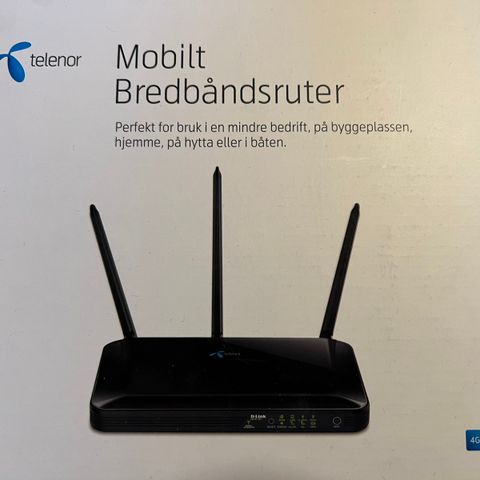 Router for mobilt bredbånd
