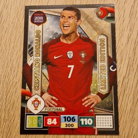 Cristiano Ronaldo Limited Edition Jumbo Panini Road to WC 2018