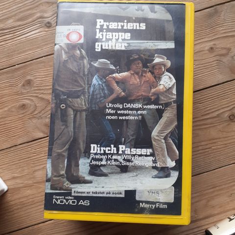 PRÆRIENS KJAPPE GUTTER. NORSK BIG BOX VHS UTLEIEFILM.