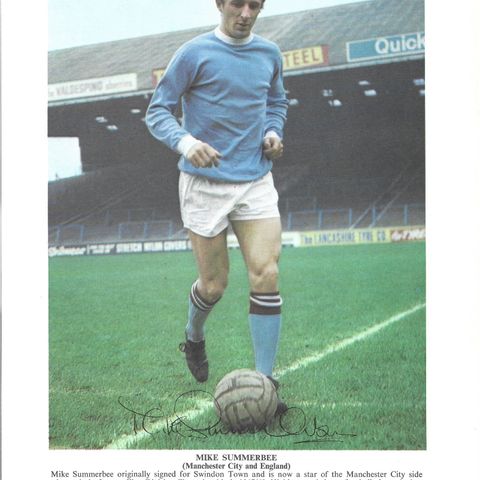 MIKE SUMMERBEE - MANCHESTER CITY