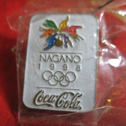 Coca Cola Sponsorpin Nagano OL