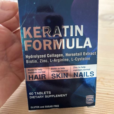 Ny Keratin formula selges