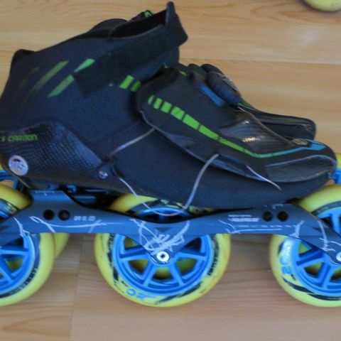 Powerslide VI pro carbon II, 3x 125mm hjul str 42