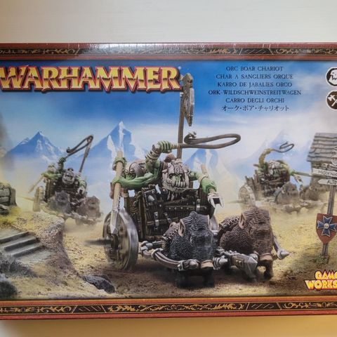 Orc Boar Chariot Ork Tribes Greenskins Orruk Warhammer Fantasy The Old World