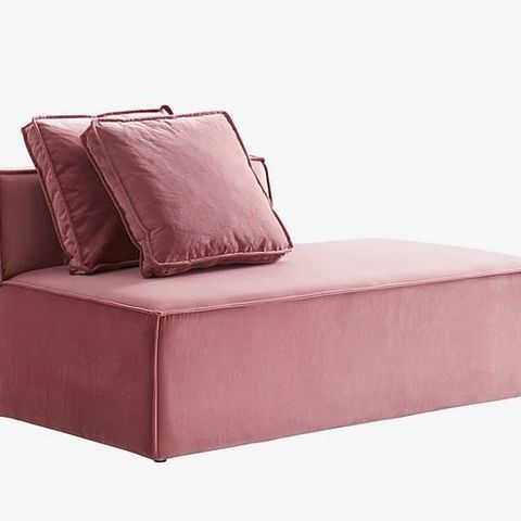 Kjempefin rosa sofa