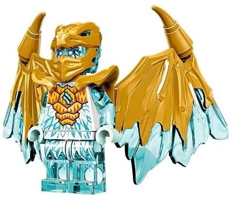 Ny LEGO Ninjago Zane (Golden Dragon) Minifigur (ikke satt sammen)