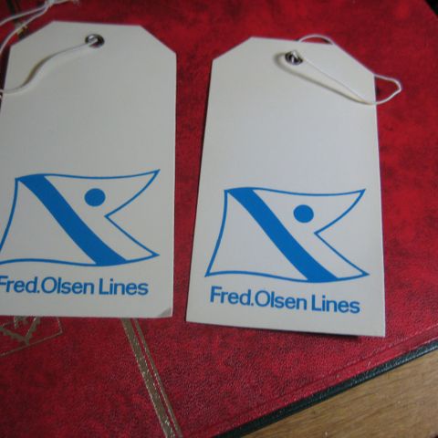 Fred Olsen Lines Bagagelapper