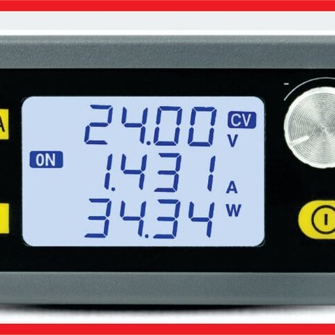 5A/80W BOOST BUCK KONVERTER V-C/C-C, LCD DISPLAY , INN 6-36,UT 0.6-36V