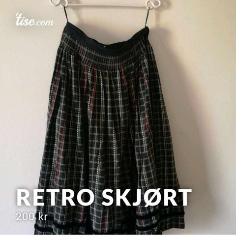 Retro Skjørt