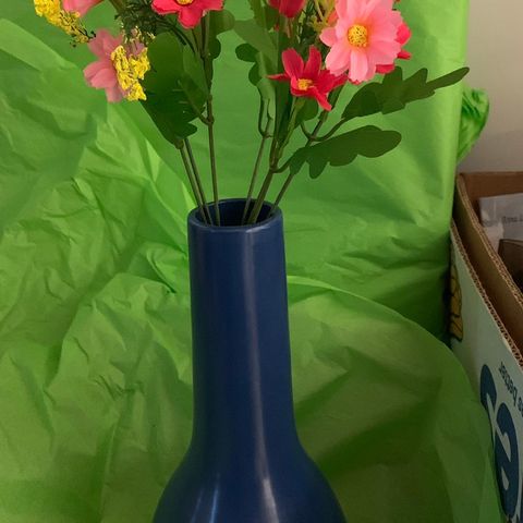 IKEA Blue Ceramic blomster Vase
