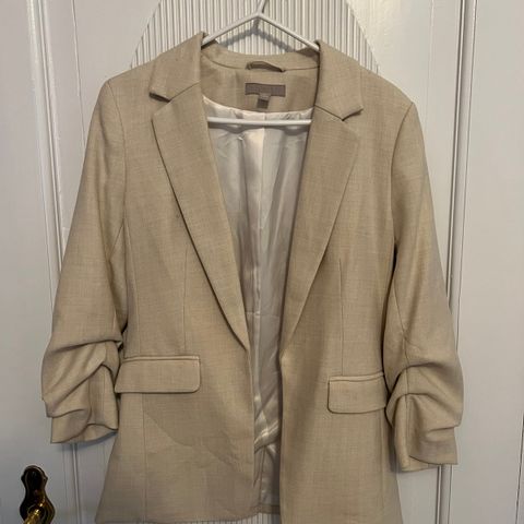 H&M beige blazer str 36