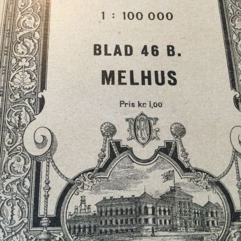 Melhus - kart fra 1929
