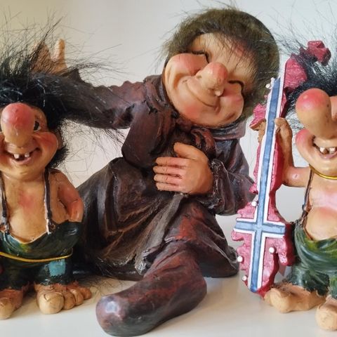 Samlertroll.  Laget i Norge og Sverige.  I meget god stand.