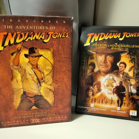 Indiana Jones x 4 filmer pluss Bonusmateriale