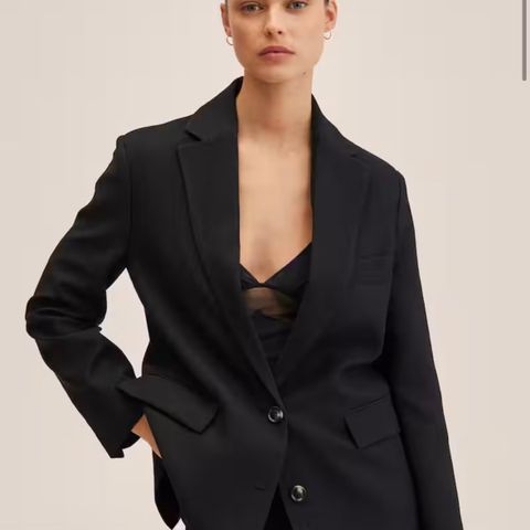 Ubrukt blazer Mango