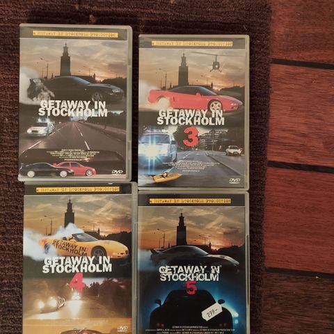 Getaway In Stockholm DVD nr. 1-5