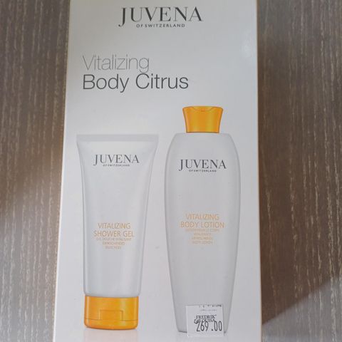 Juvena dusjsåpe og bodylotion