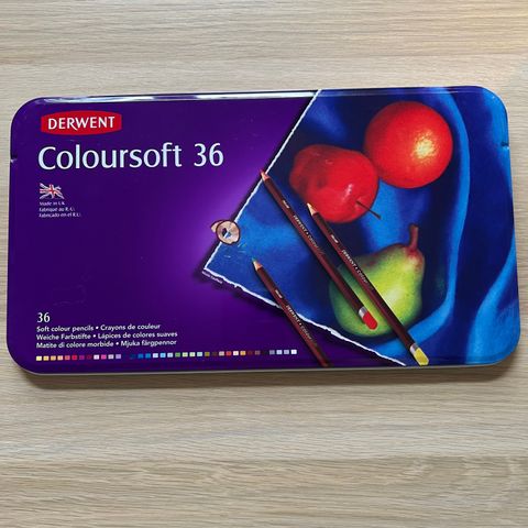 Derwent Coloursoft 36, ubrukt