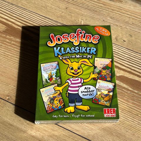 JOSEFINE Klassiker (4 stk PC-spill) - NY i plast !