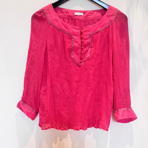 Knall rosa vintage bluse fra Cacharel🩷 Fransk str 38,