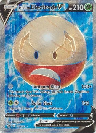 Hisuian Electrode V - 172/196 - Full Art