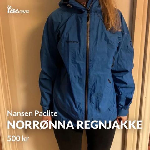 Norrønna regnjakke (Paclite)