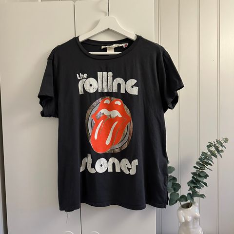 The Rolling Stones t-skjorte fra HM - str M