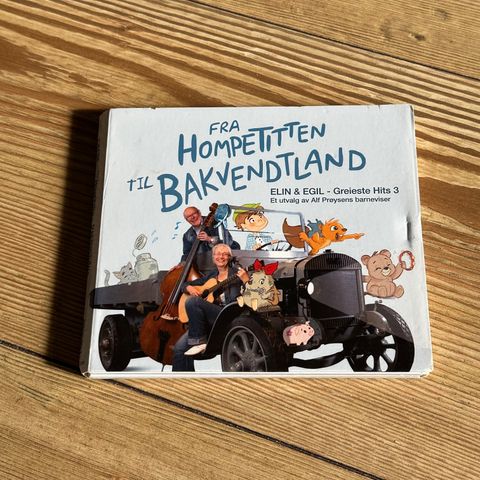 Fra Hompetitten til Bakvendtland (CD) - Signert av Elin Prøysen & Egil Johansson